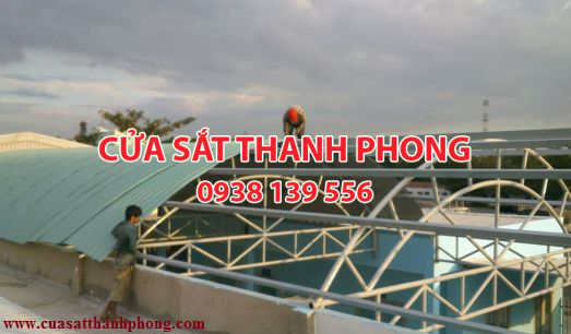 Thi công KHUNG KÈO lợp mái tôn