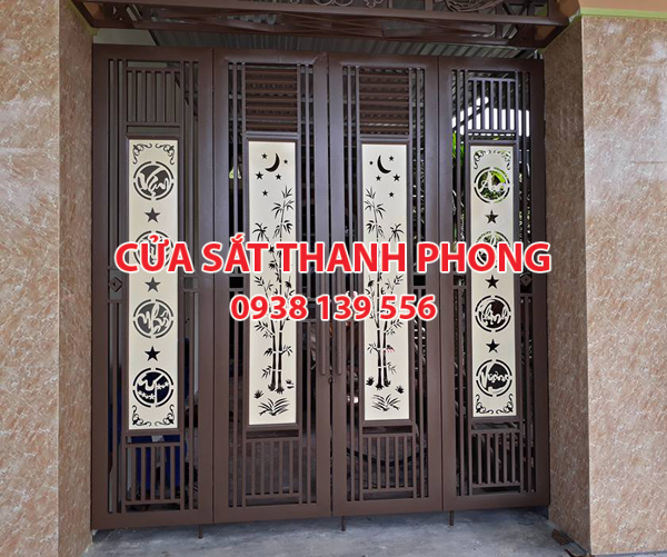 Mẫu cổng sắt CNC đẹp nghệ thuật