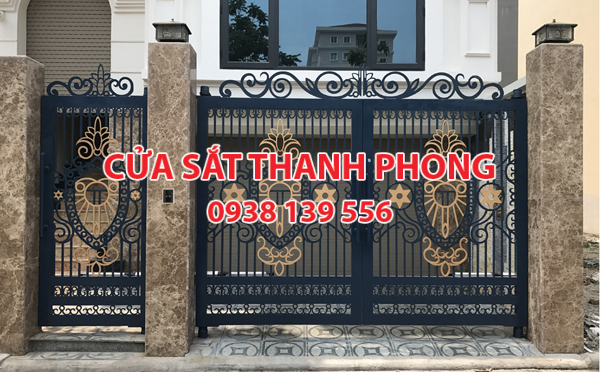 Mẫu cổng sắt CNC đẹp nghệ thuật